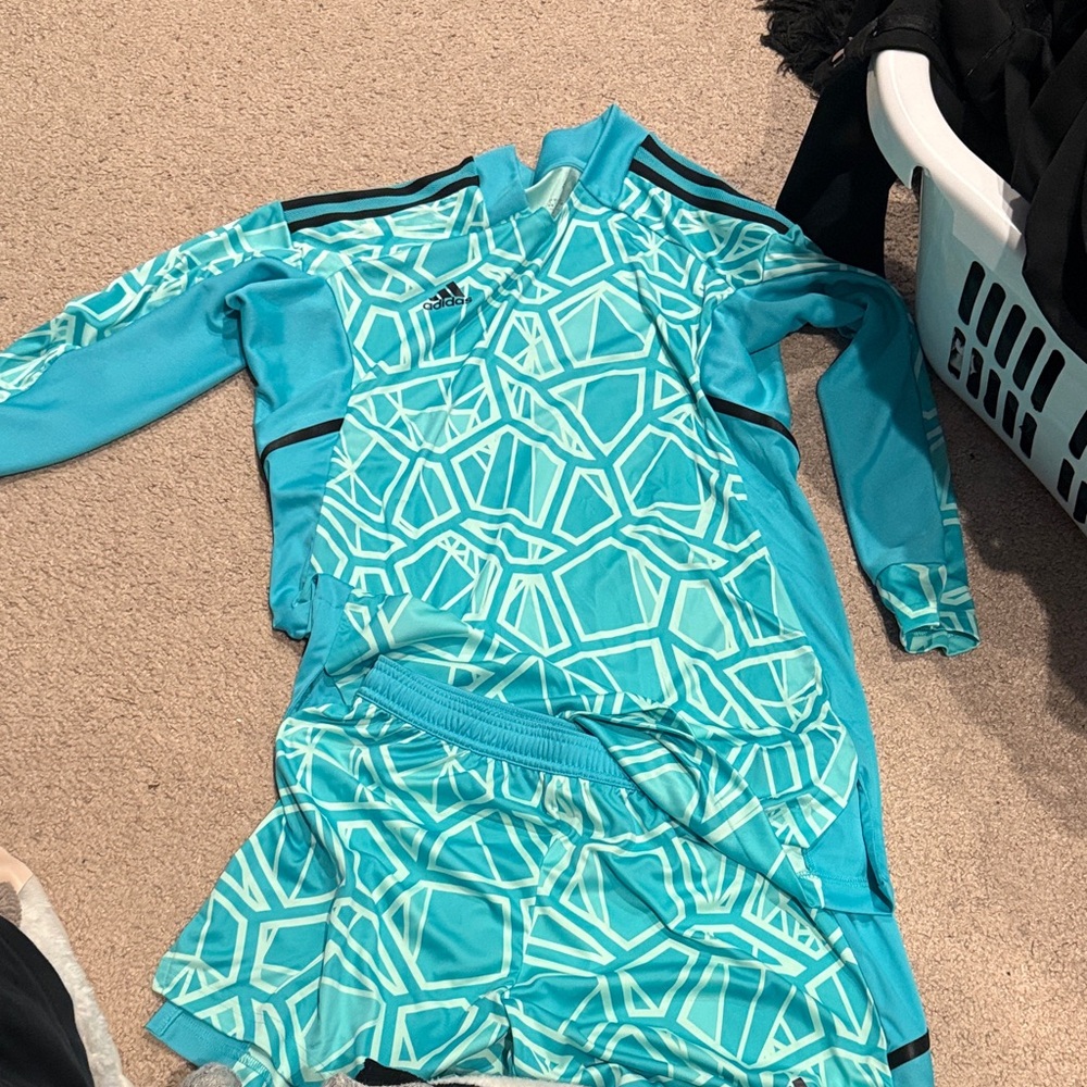 Adidas Kids Swim Set - Aqua Geometric